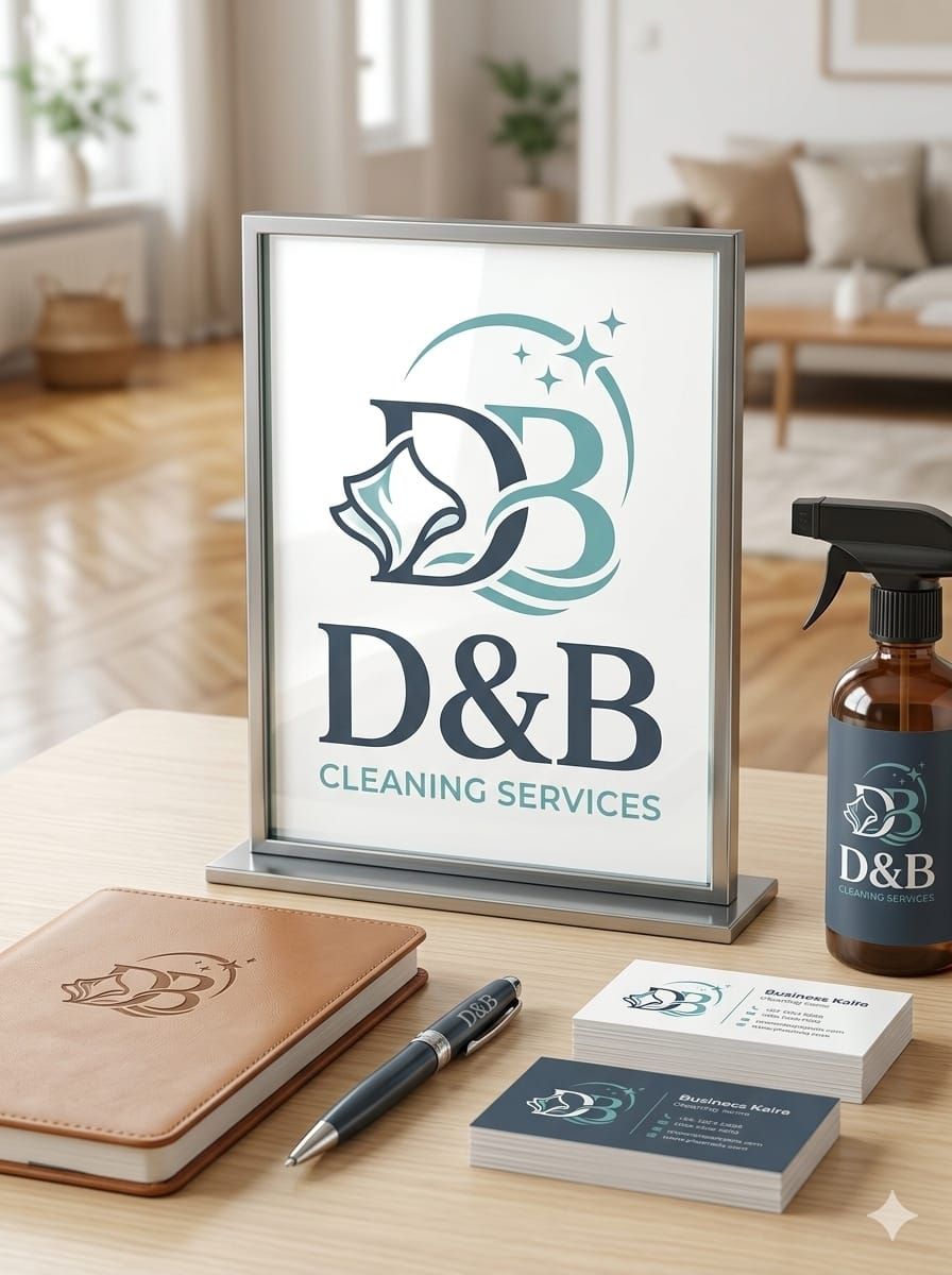 D&B Cleaning Services logo